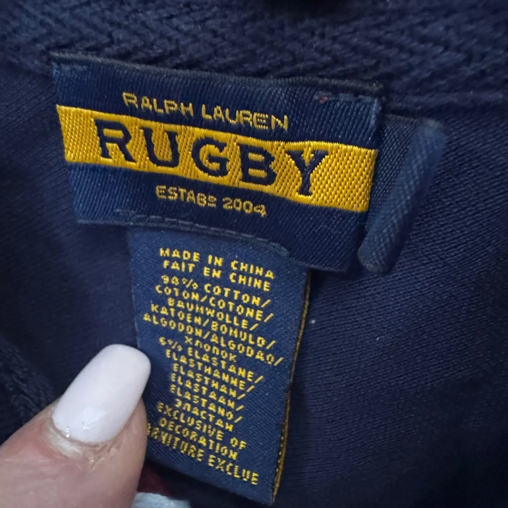 Polo Ralph Lauren, rugby, shirt, size, extra small - Navy, Yellow, and‎ Burgundy